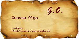 Gusatu Olga névjegykártya